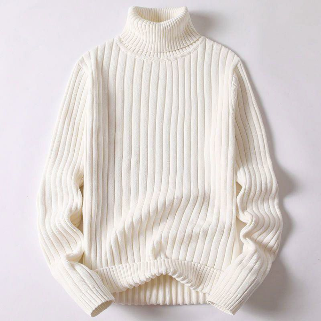 Men's Knit Turtleneck Sweater | Vibrant