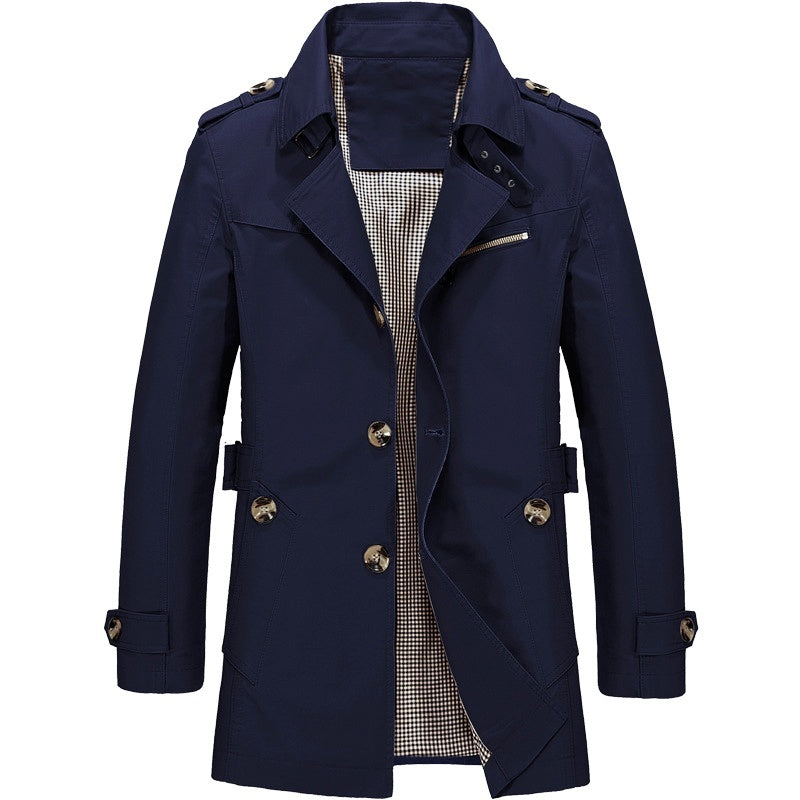 Men’s Casual Trench Coat | Refined