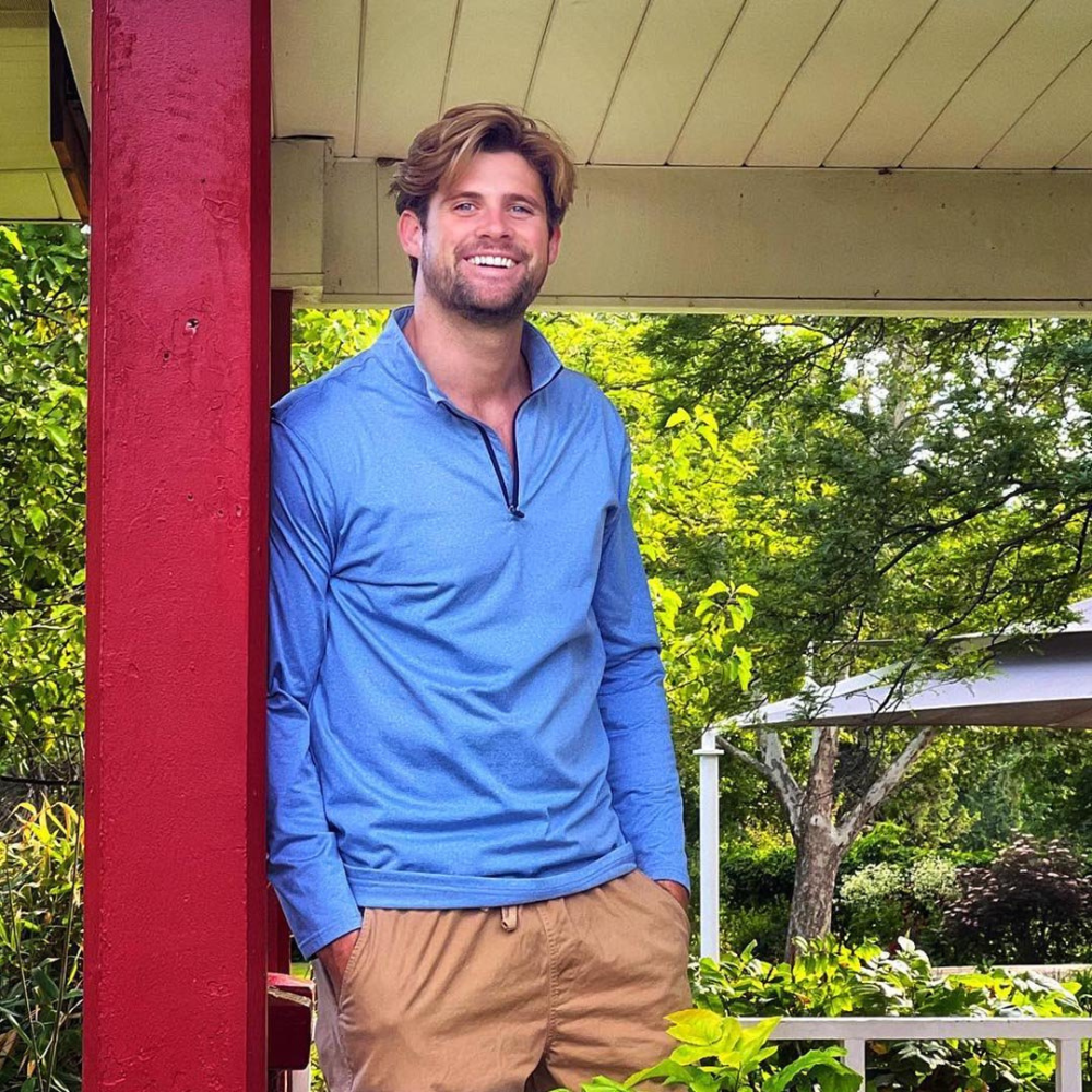 Men's Lightweight Zip Pullover | Casual Sweater