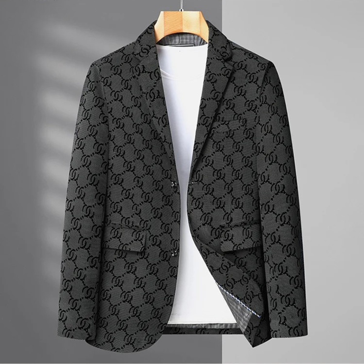 The Kentmere Men’s Oversized Houndstooth Business Casual Work Blazer