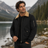 Men’s Warm Sherpa Lined Bomber Jacket