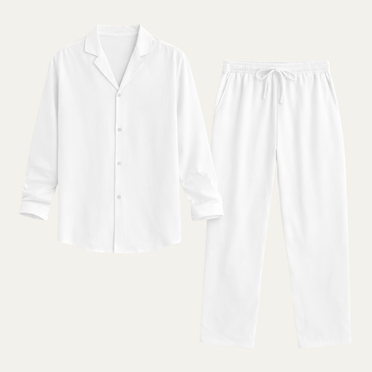 The Trento Men’s Smart Casual Outfit - Shirt & Pants Co Ord Set