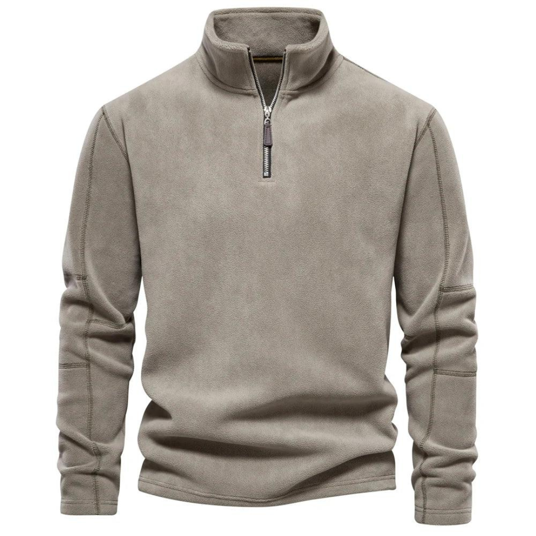 Men's Zip-Up Fleece Sweater | Winter