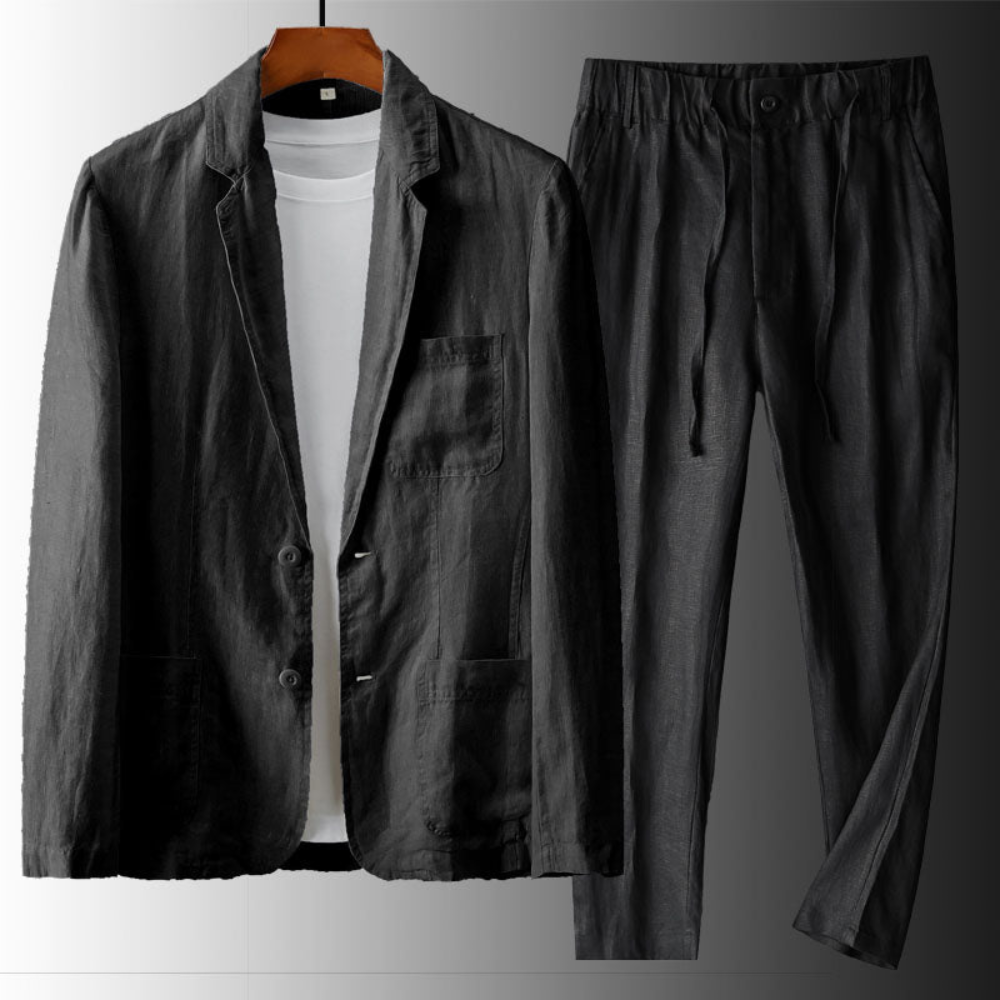 Men's Soft Linen two piece set | Versatile