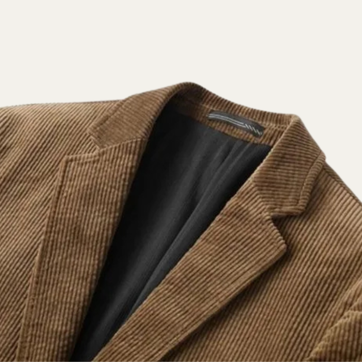 The Livorno Men’s Vintage Casual Slim Fit Corduroy Blazer