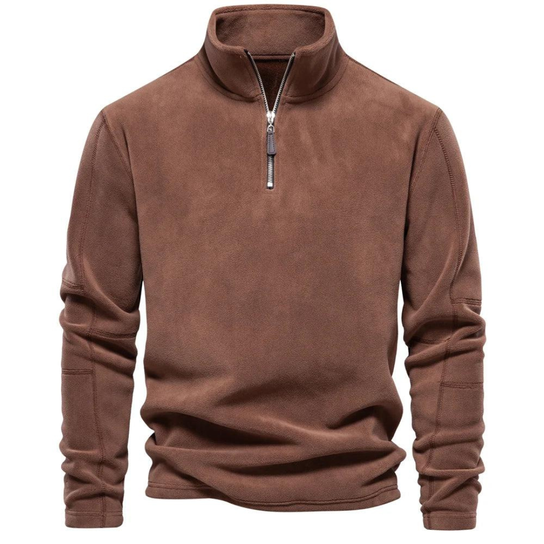 Men's Zip-Up Fleece Sweater | Winter