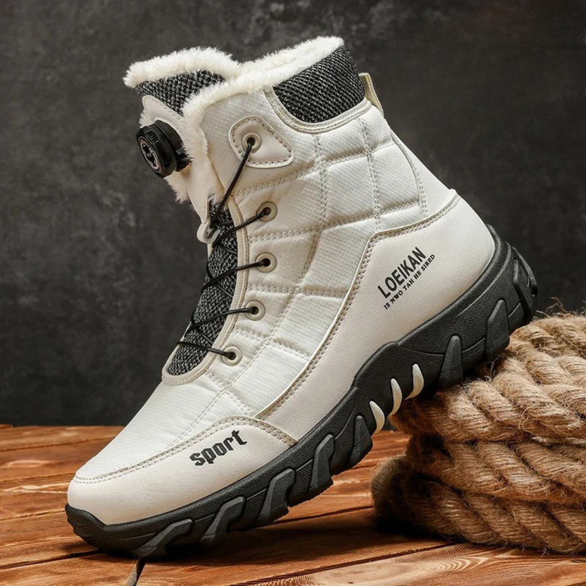 Men’s Stylish Plush Lined Snow Boots