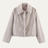 Women's Loose Lapel Jacket in Brown