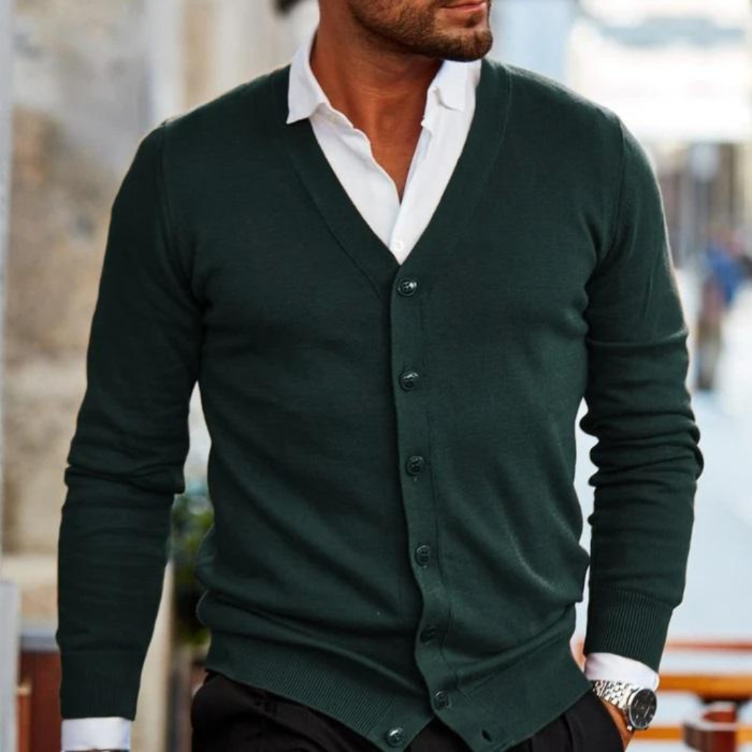 Men's V-Neck Cardigan | Casual