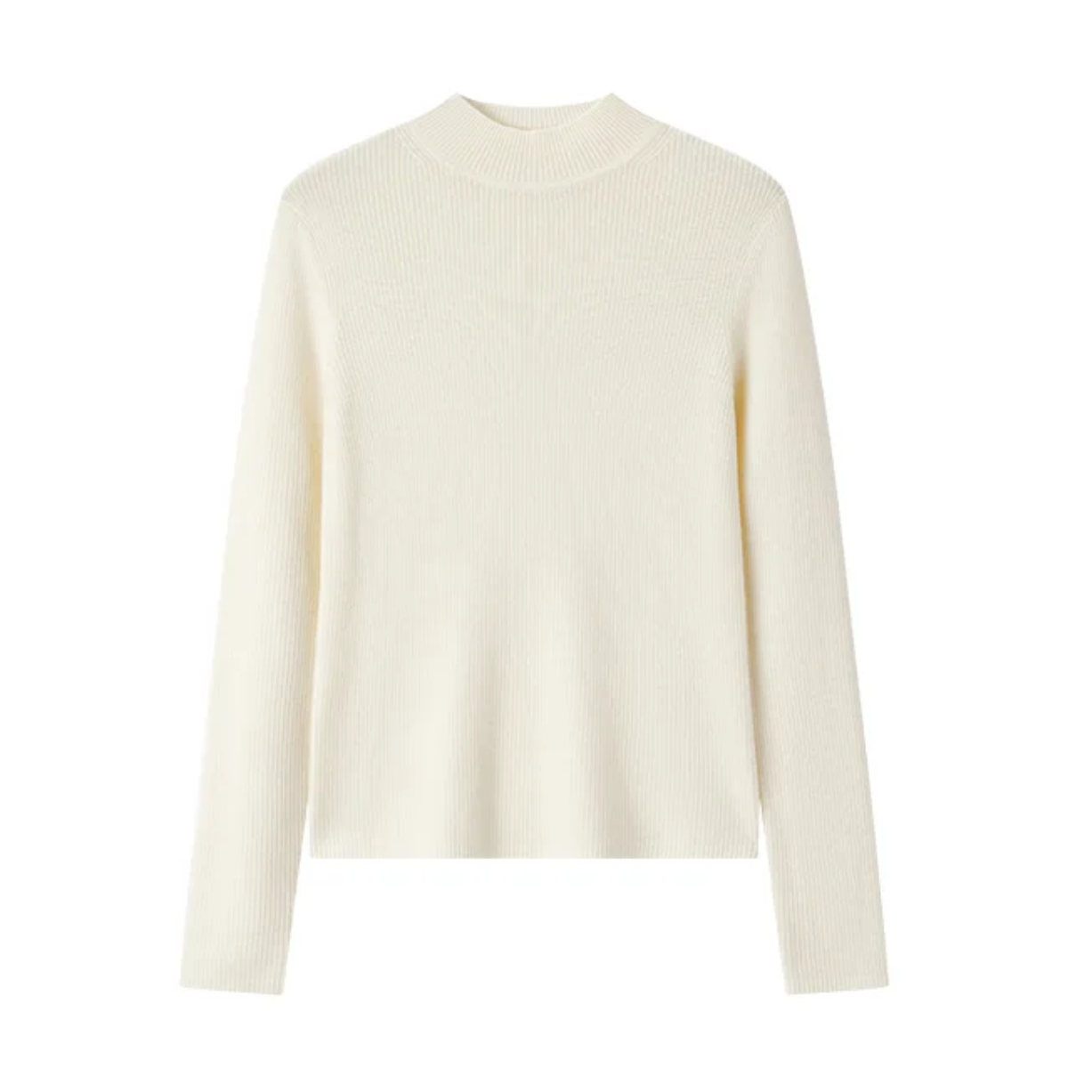 Women's Semi High Neck Wool Knit
