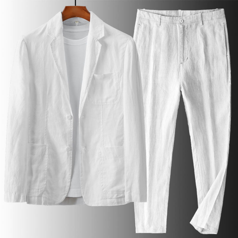 Men's Soft Linen two piece set | Versatile
