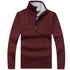 The Lacock Men's Mock Neck Half Zip Sweater
