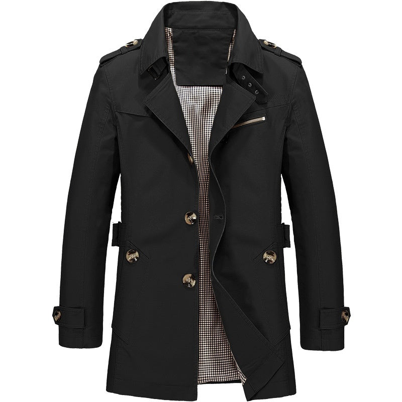Men’s Casual Trench Coat | Refined