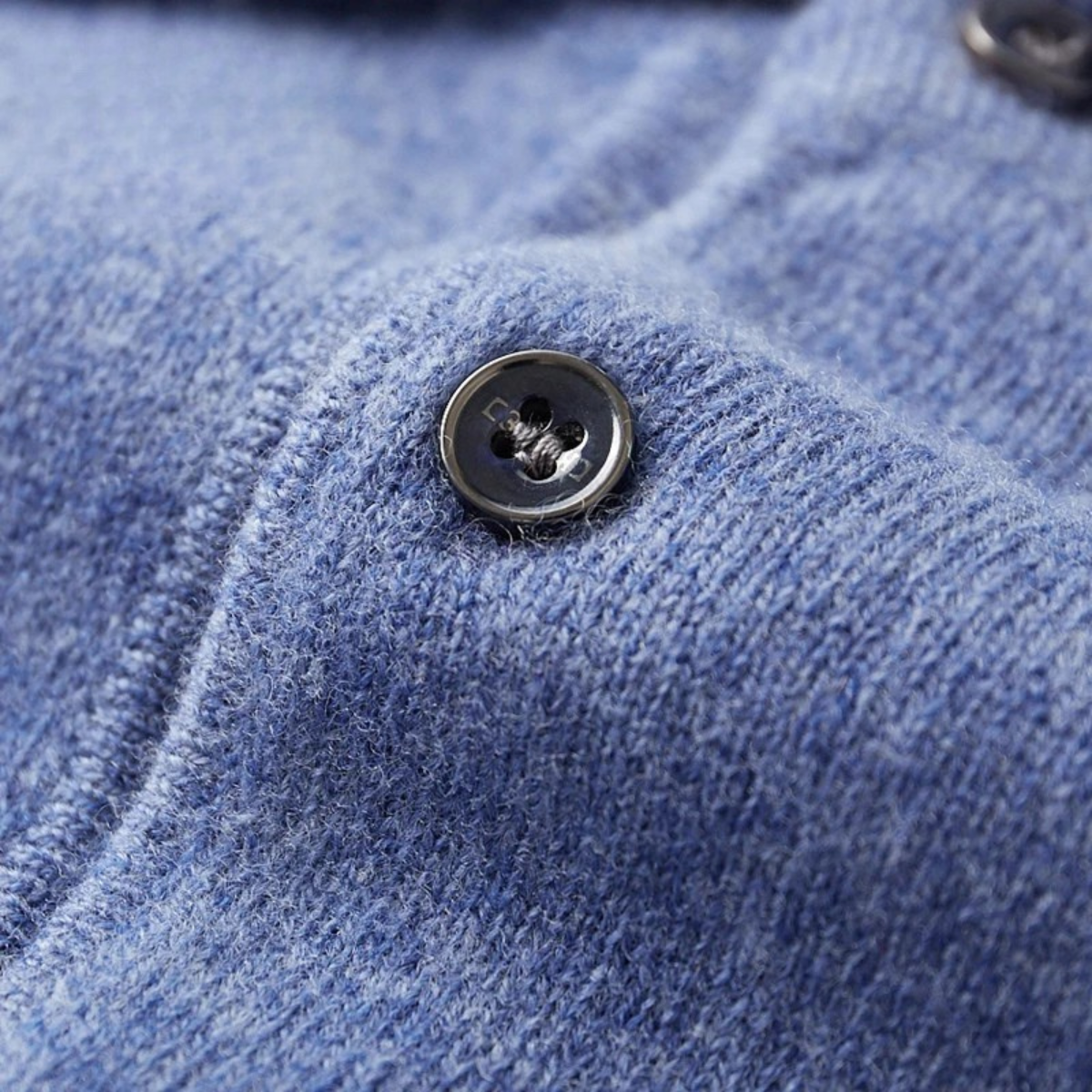 The Kendal Men's Knitted Polo Sweater in Wool Blend