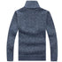 Men's Mock Neck Pullover – Half Zip Knit