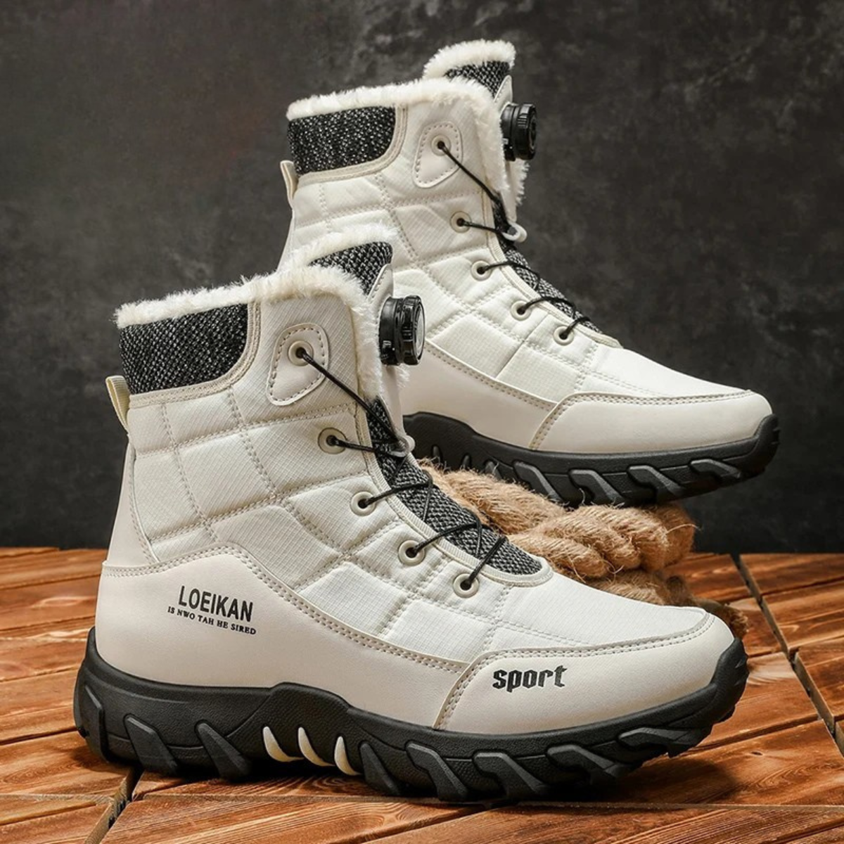 Men’s Stylish Plush Lined Snow Boots