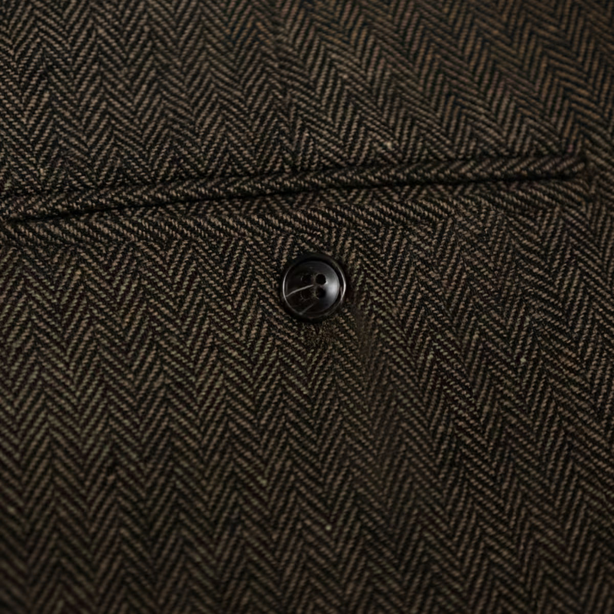 The Subiaco Men’s Business Tailored Herringbone Pleated Dress Pants