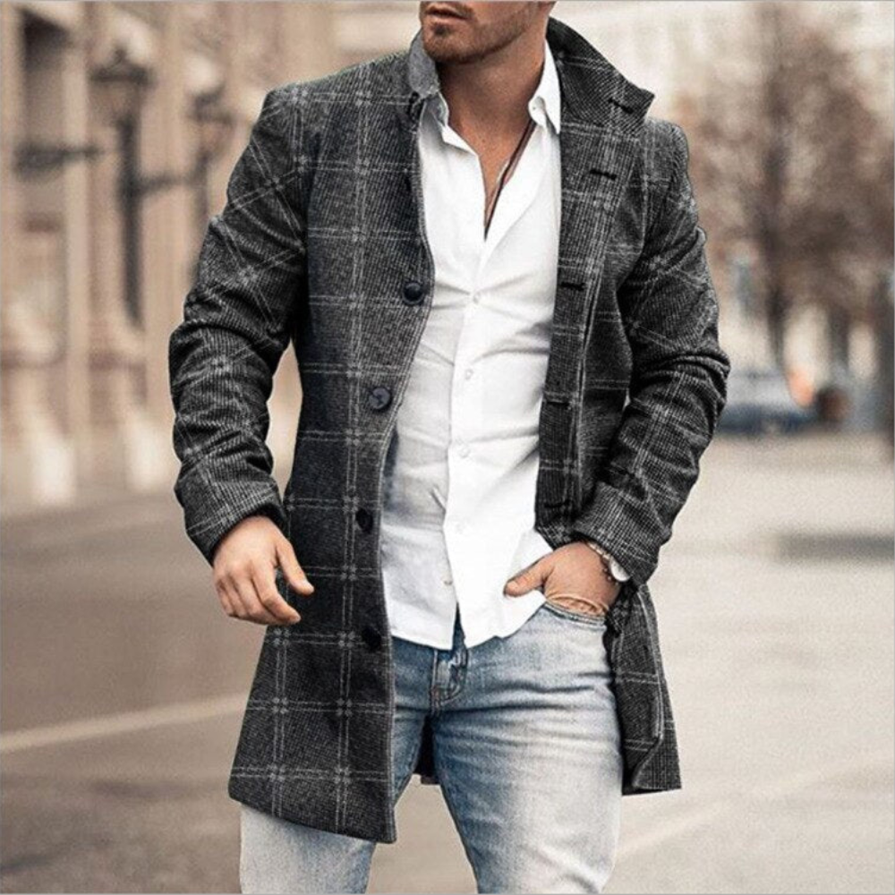 Men’s Patchwork Statement Coat | Artistic