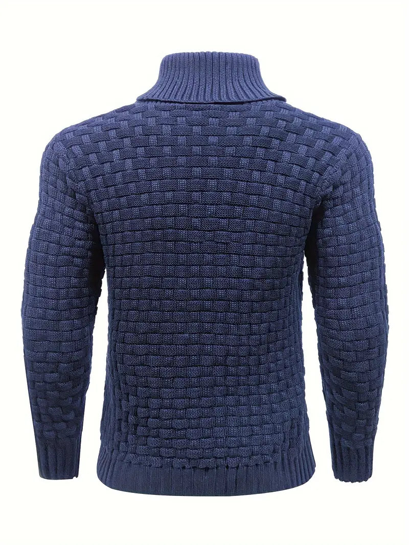 Men’s Textured Knit Sweater | Basket-Weave
