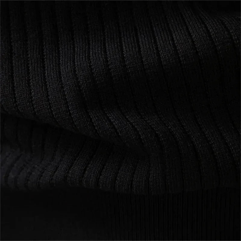 The Taormina Men's Ribbed Henley Knit Sweater