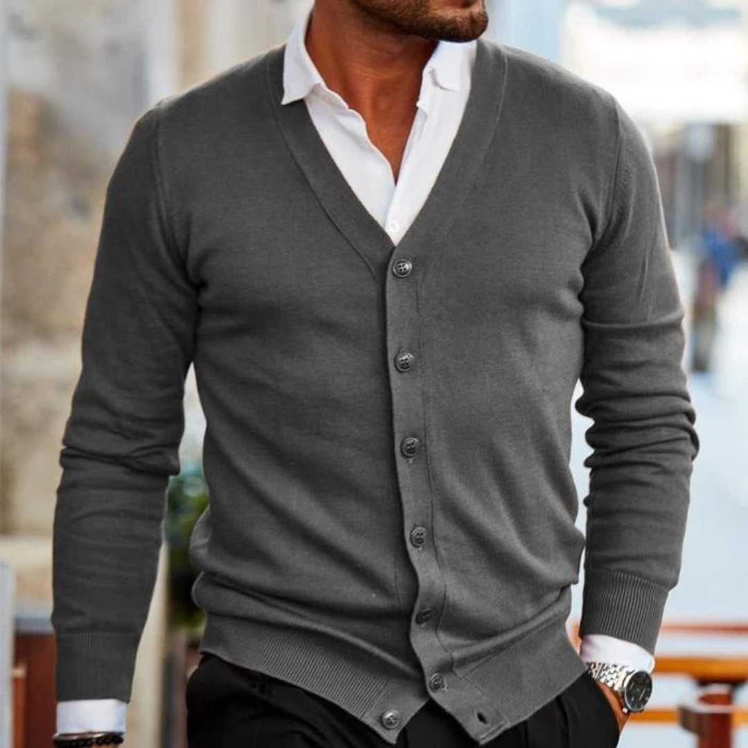 Men's V-Neck Cardigan | Casual