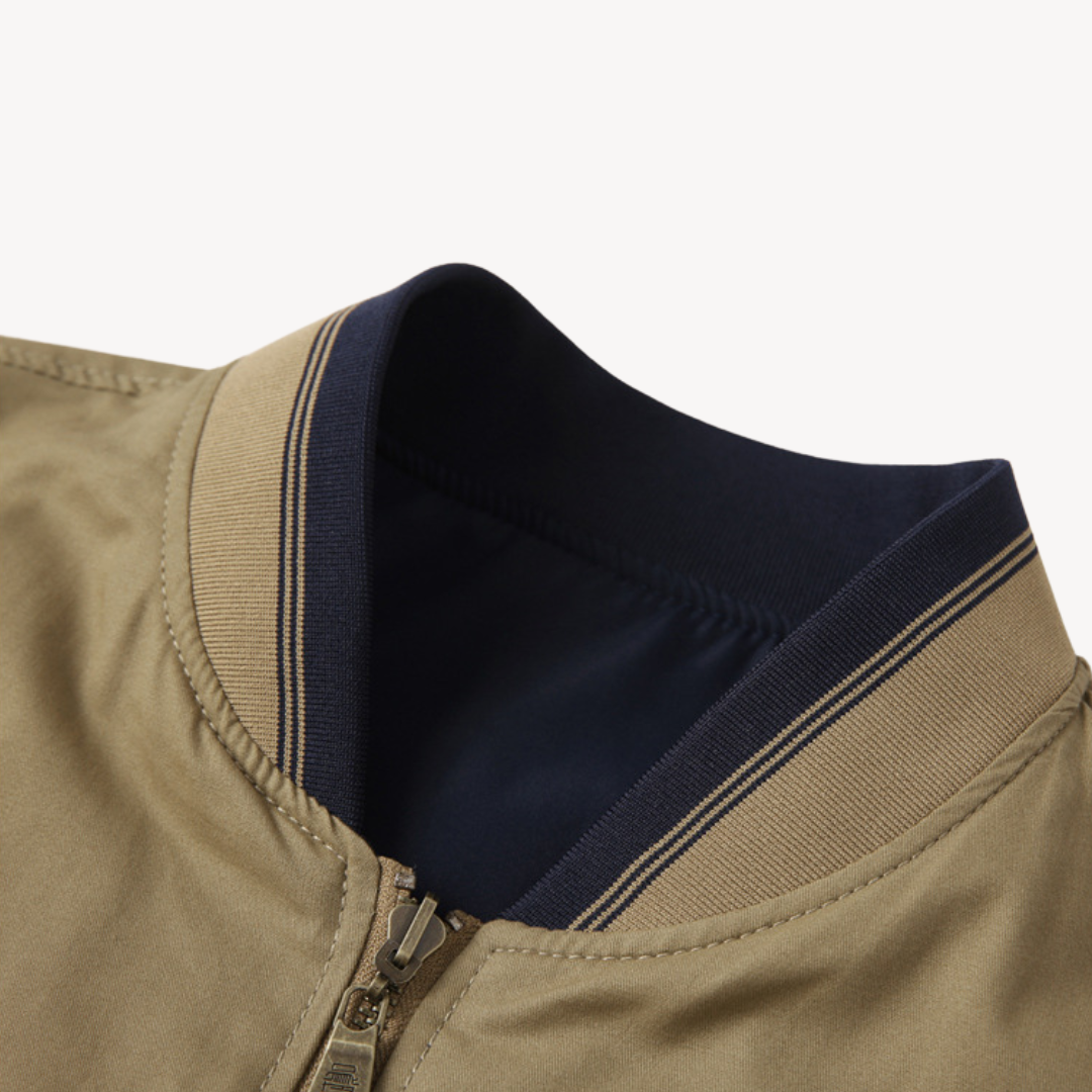 Reversible Formal Bomber Jacket