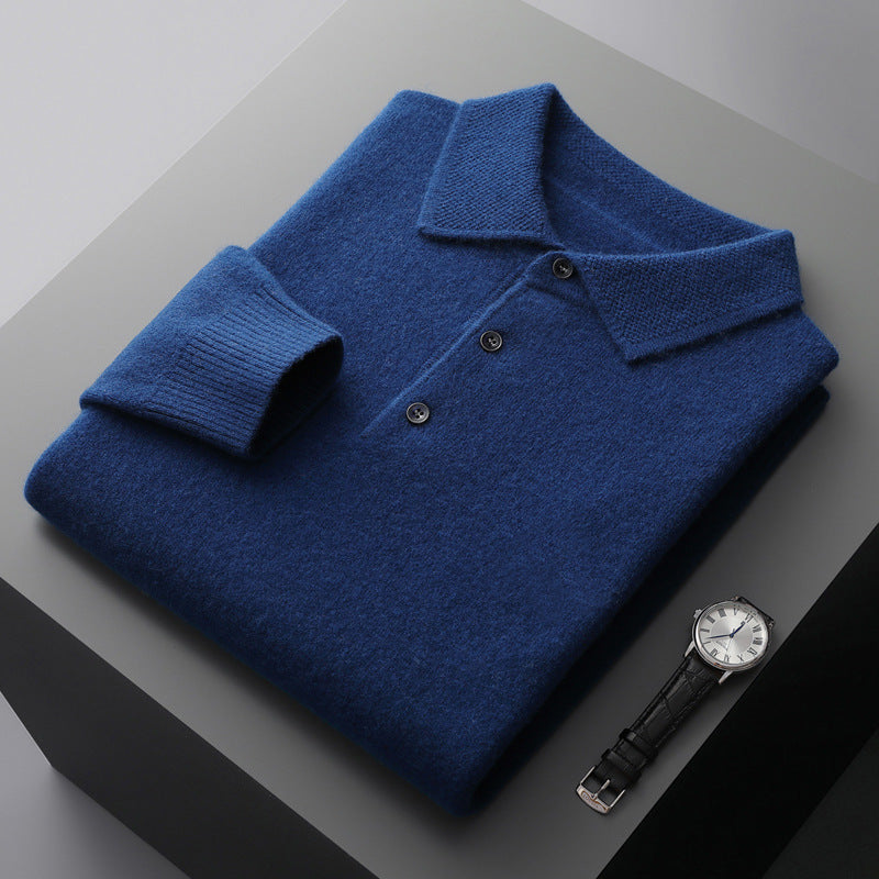 Men's Long Sleeve Polo Shirt