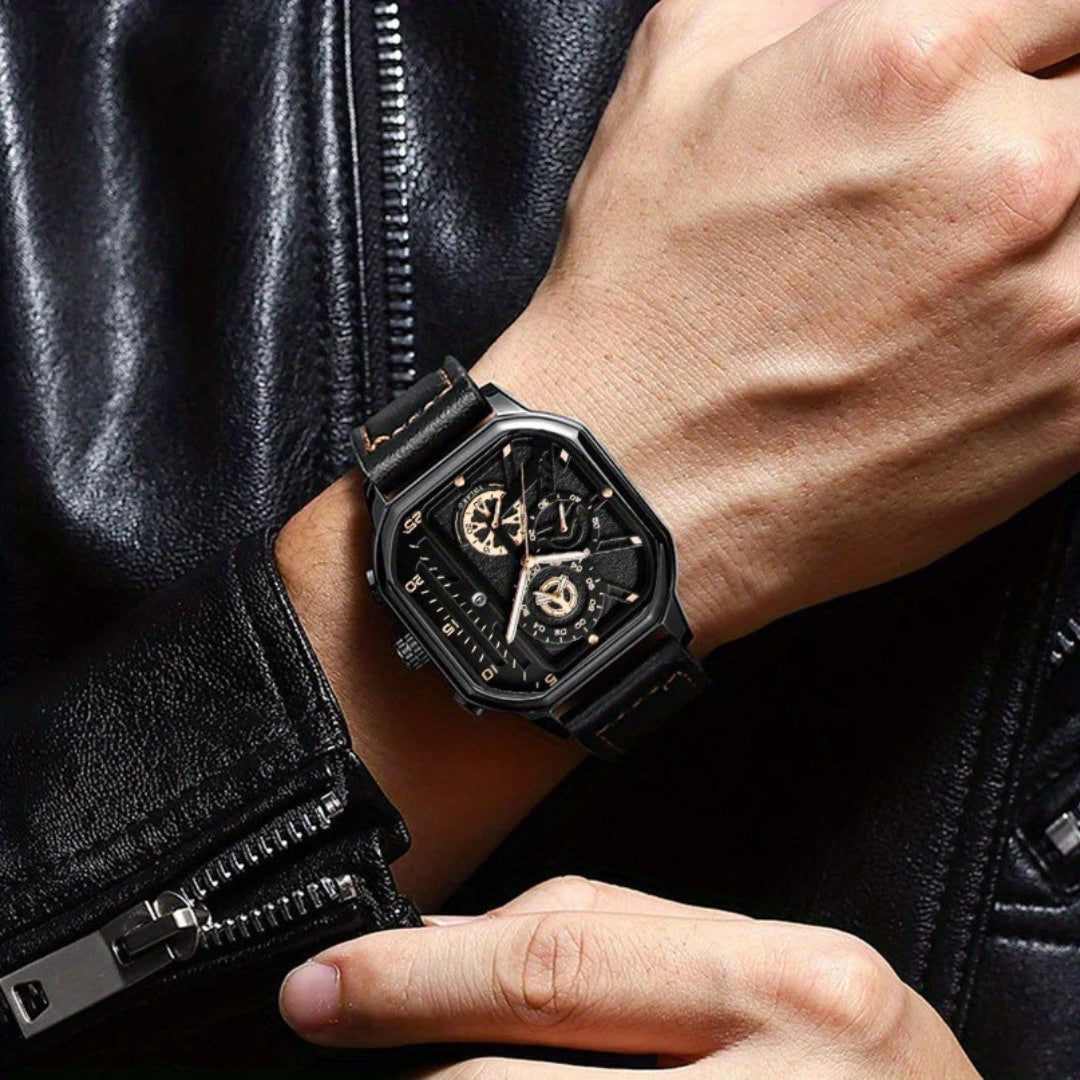 Square Chronograph Watch