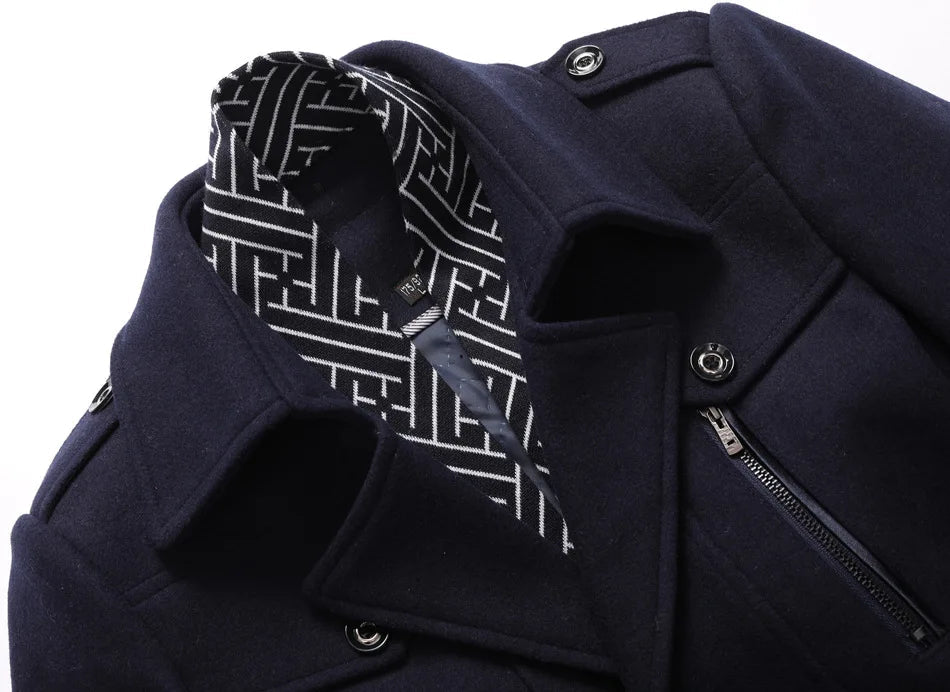 Men's Winter Dress Coat – Structured Slim