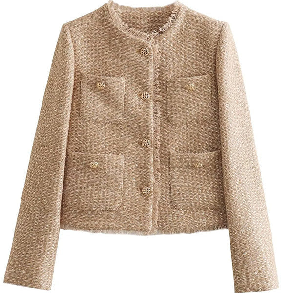 Women's Textured Blazer with Pockets