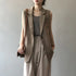 Women's Beige Sleeveless Blazer