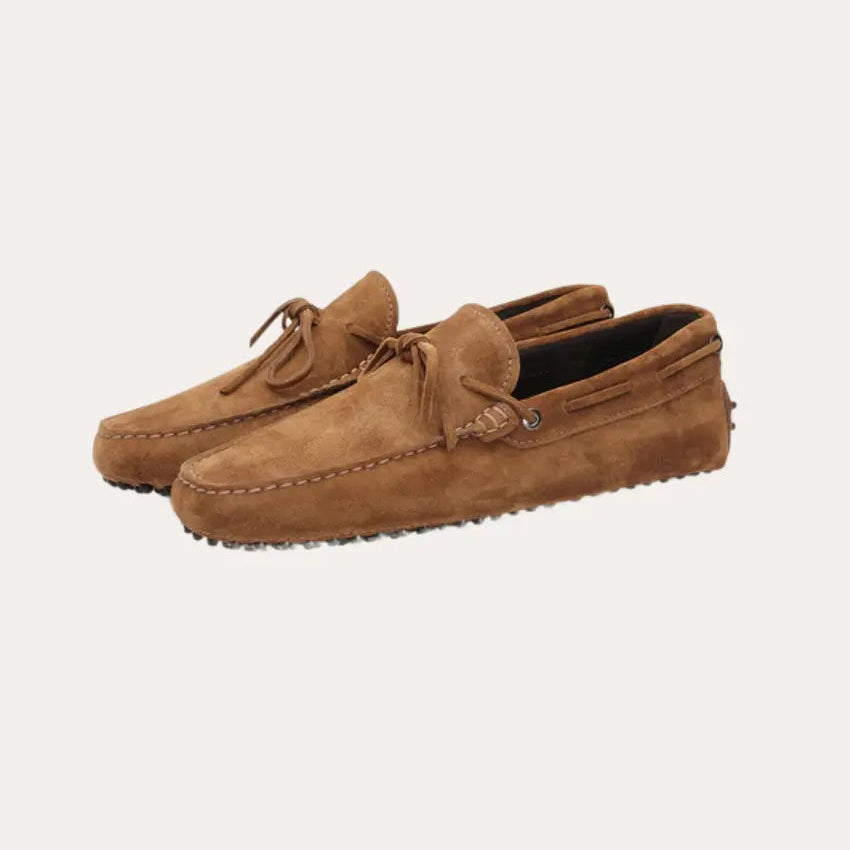 Suede Moccasins Brown