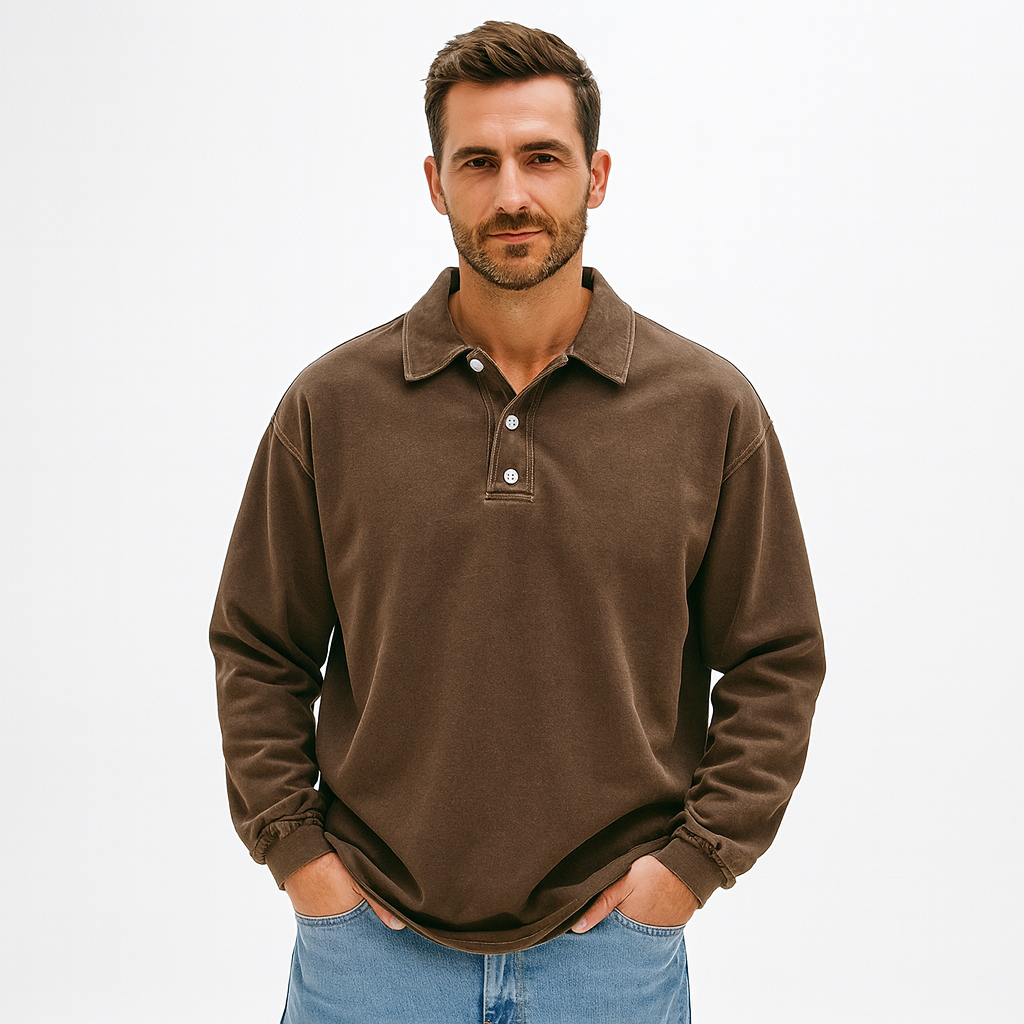 Long Sleeve Polo Shirt