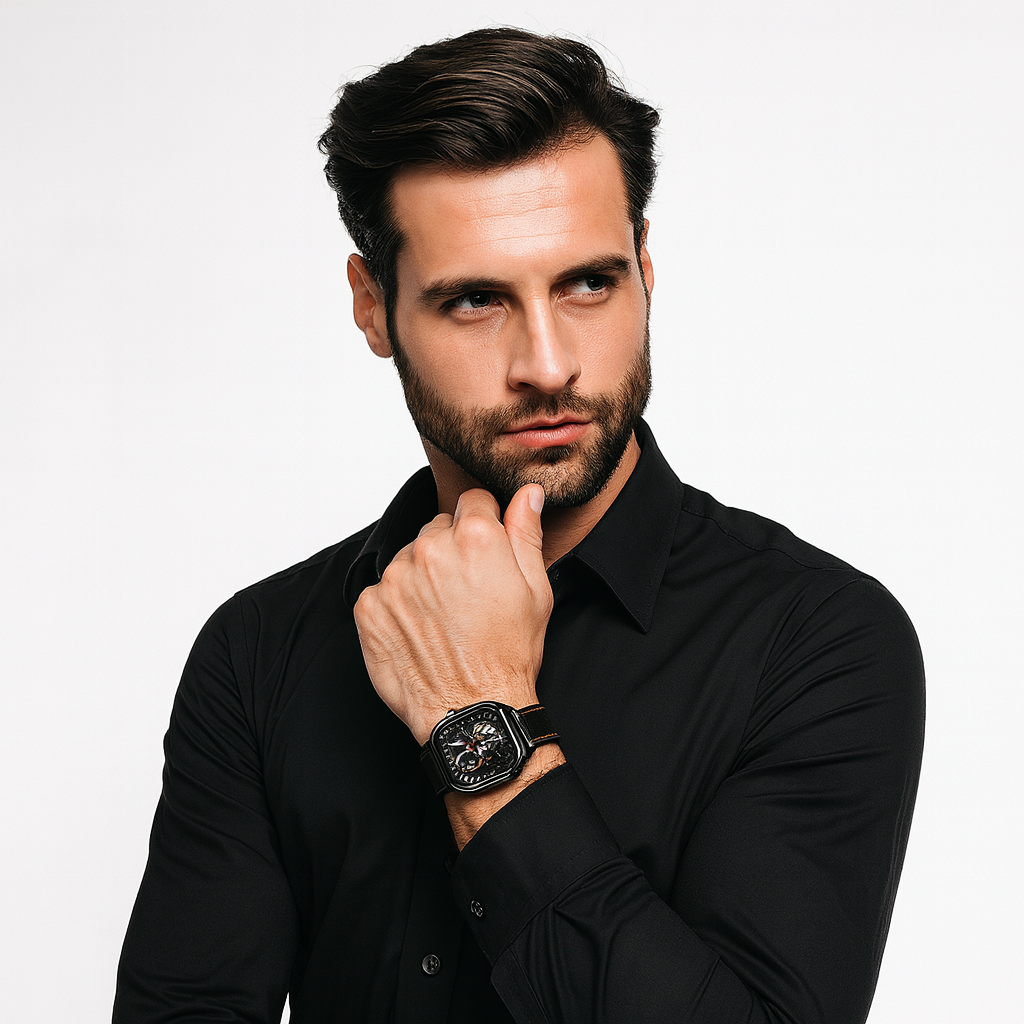 Square Chronograph Watch