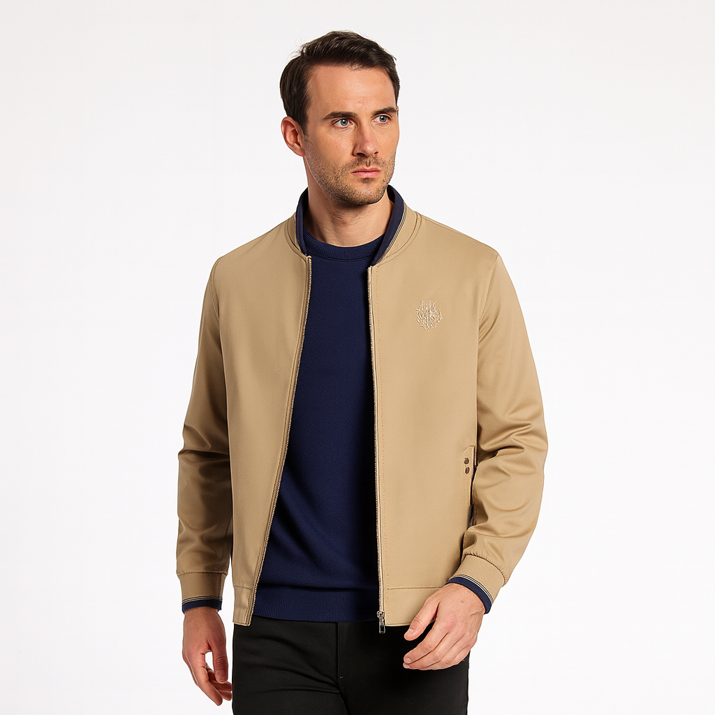 Reversible Formal Bomber Jacket