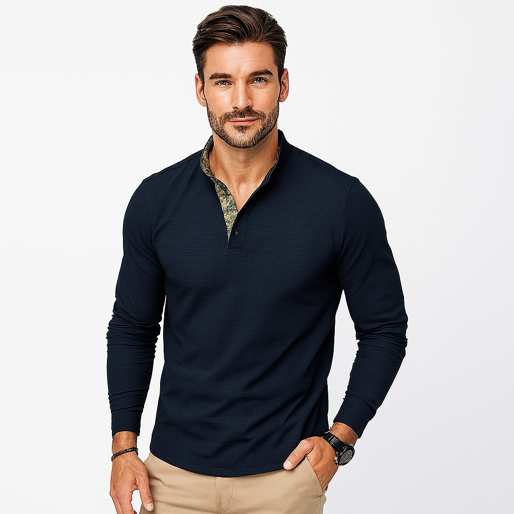 Men’s Long Sleeve Polo Shirt