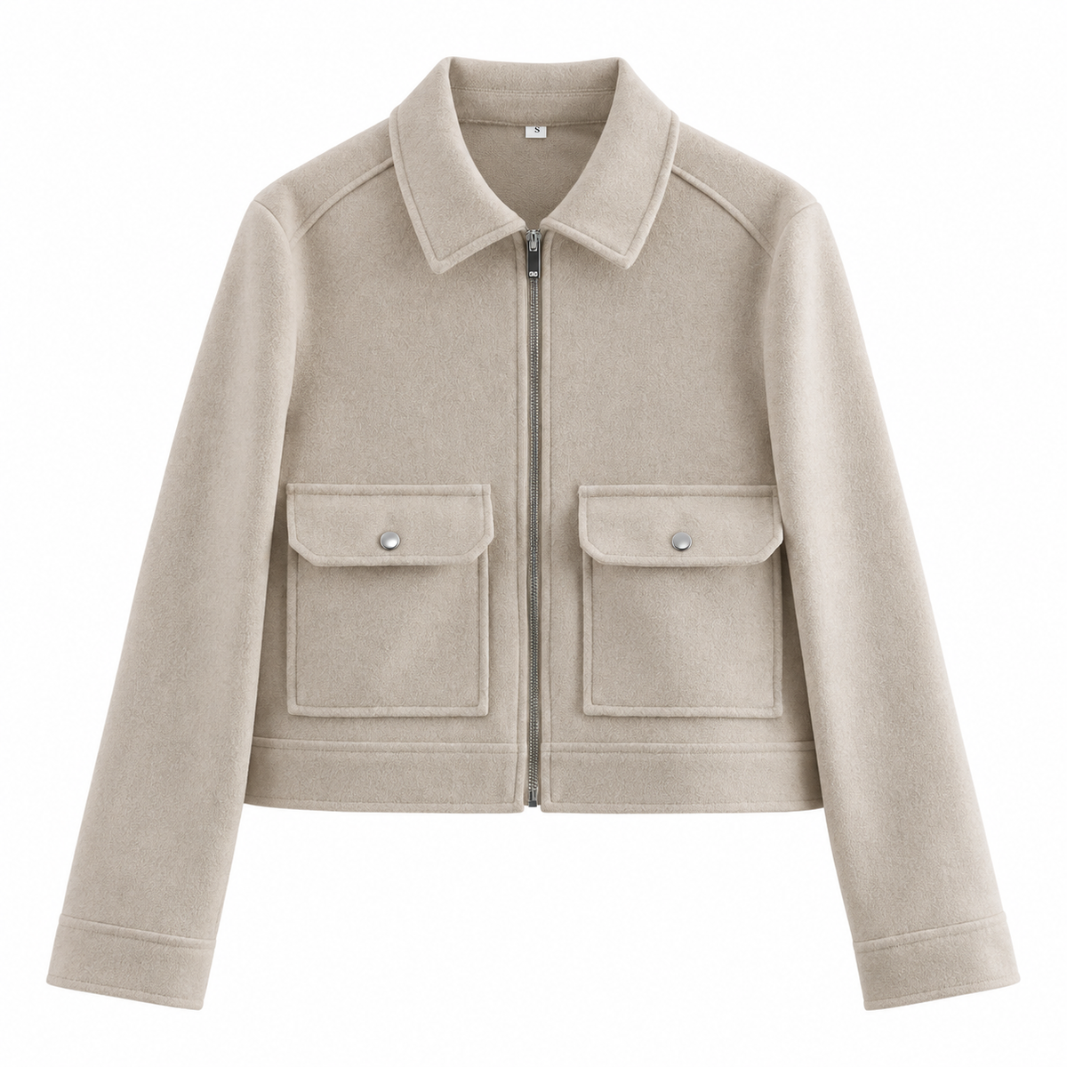 Women's Straight Cut Zip Winter Coat