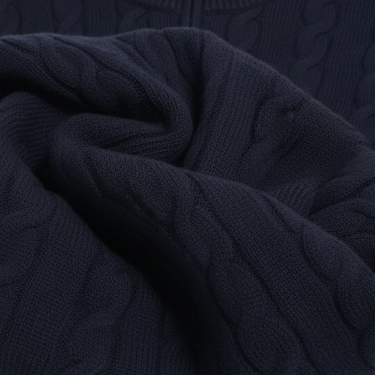 The St. Moritz Cable Knit Zipper Sweater for Men Old Money Style