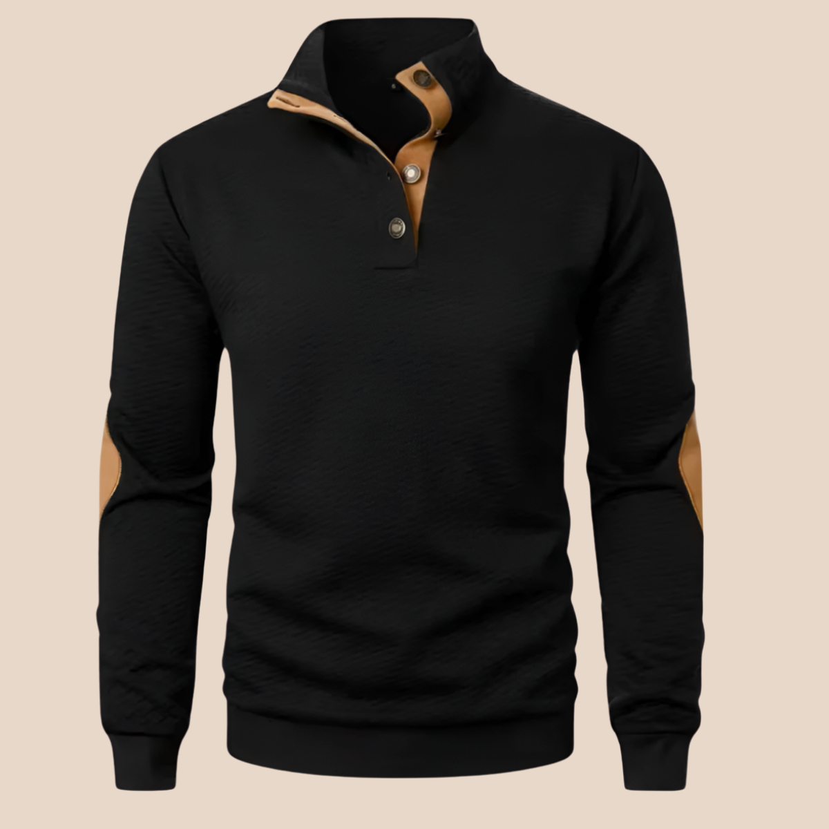 The Oxford Men's Quarter Zip Knit Sweater