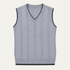 Men's Cable Knit Vest – V Neck Layering