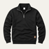 The Harlech Men's Half Zip Stand Collar Sweater