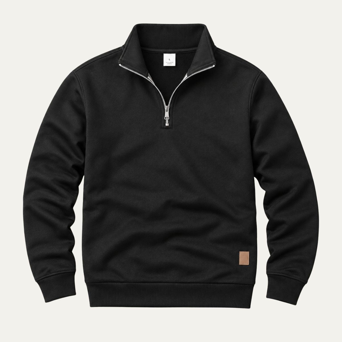 Men's Quarter Zip Knit Pullover