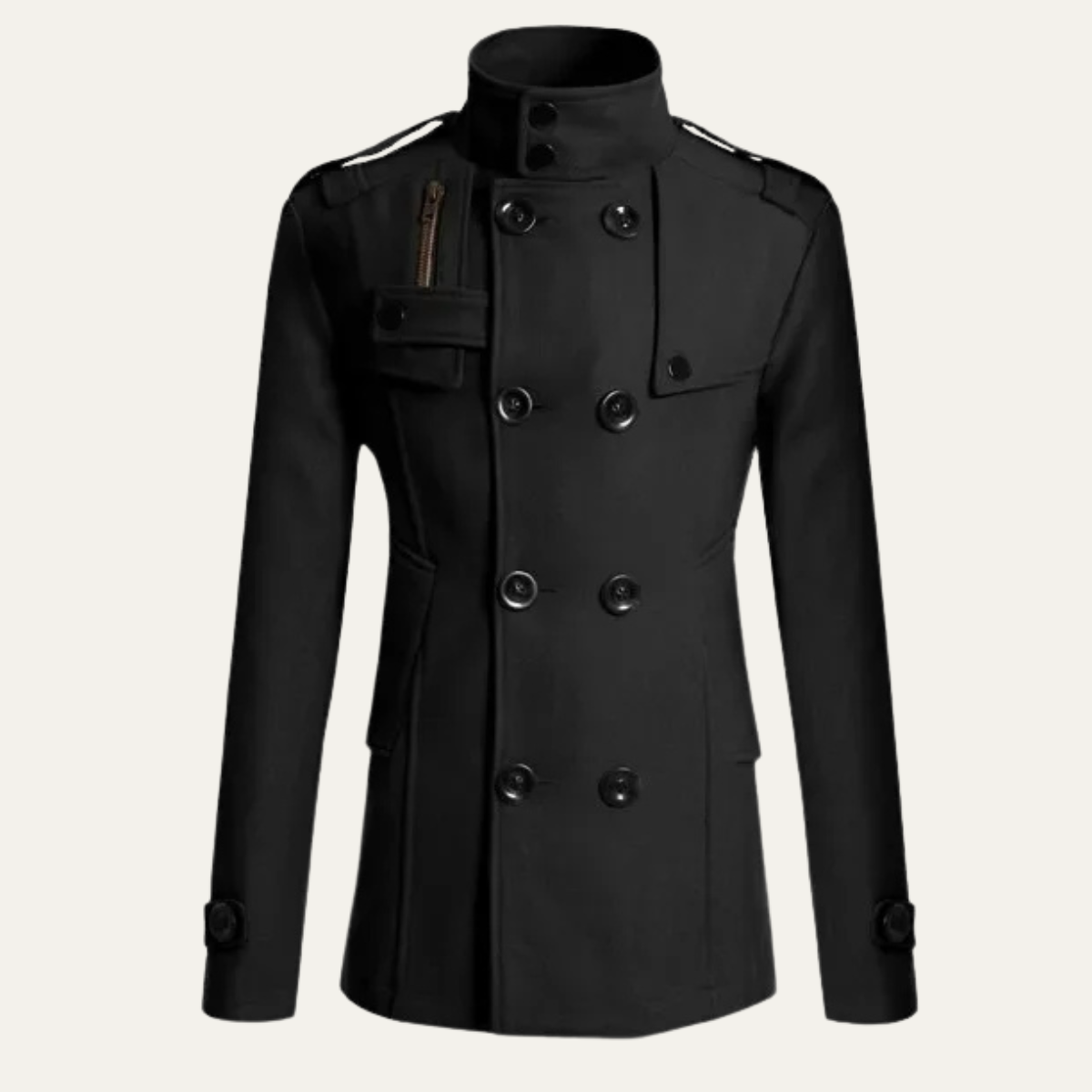 Men's Fitted Double Breasted Winter Coat