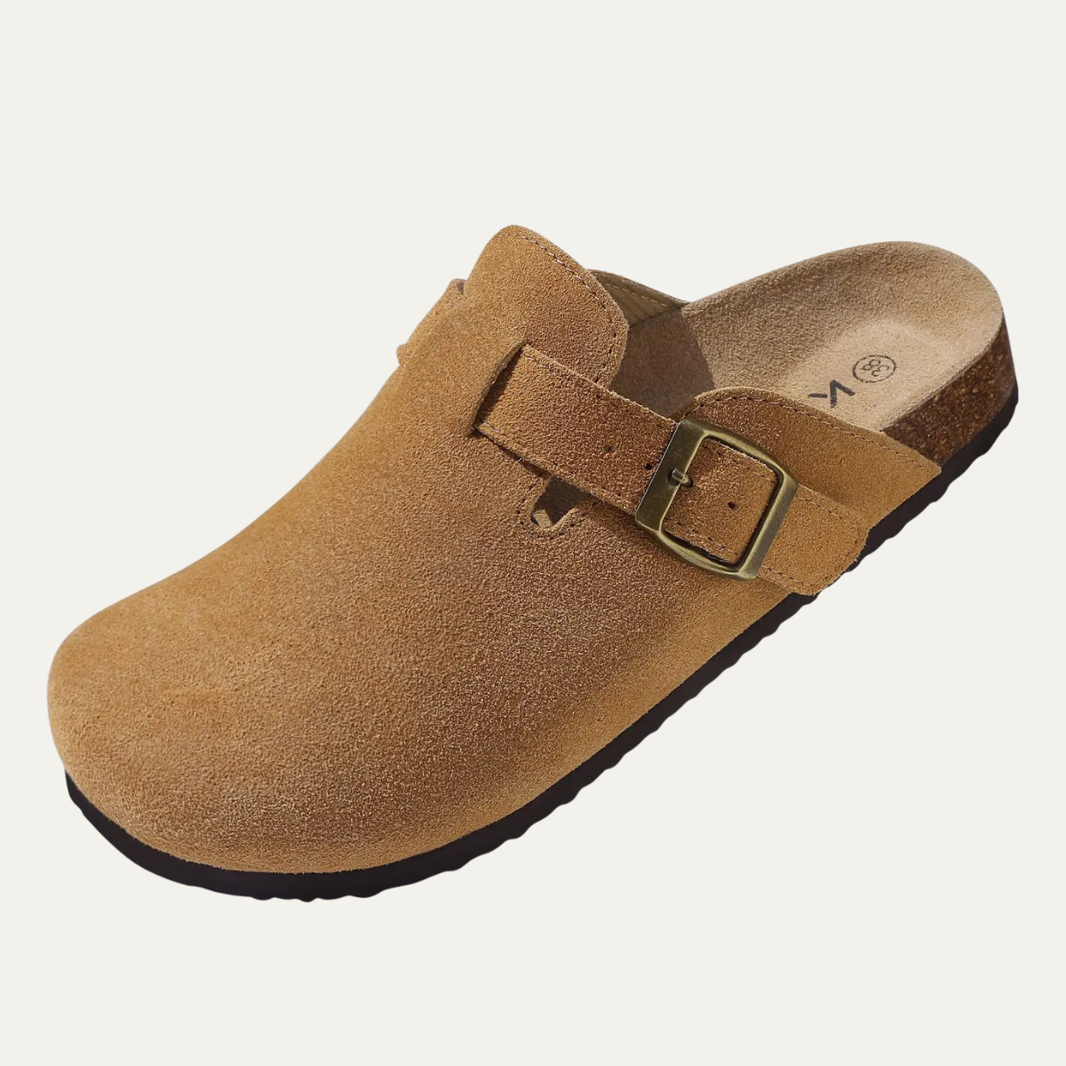 Men's Comfort Clogs – Suede Adjustable Strap