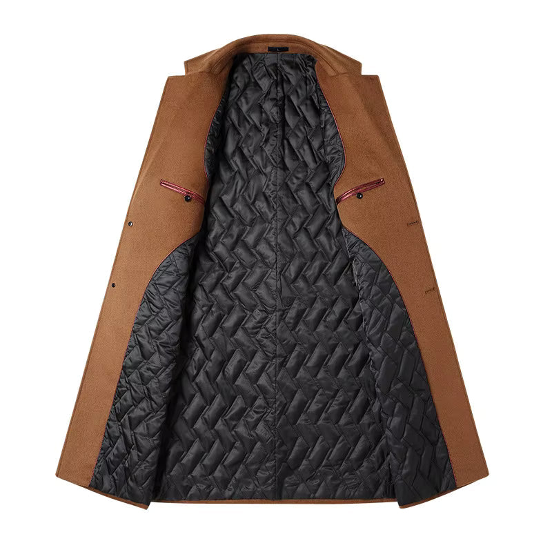 Men's Slim Fit Wool Topcoat