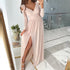Women's Maxi Evening Dress with Side Slit