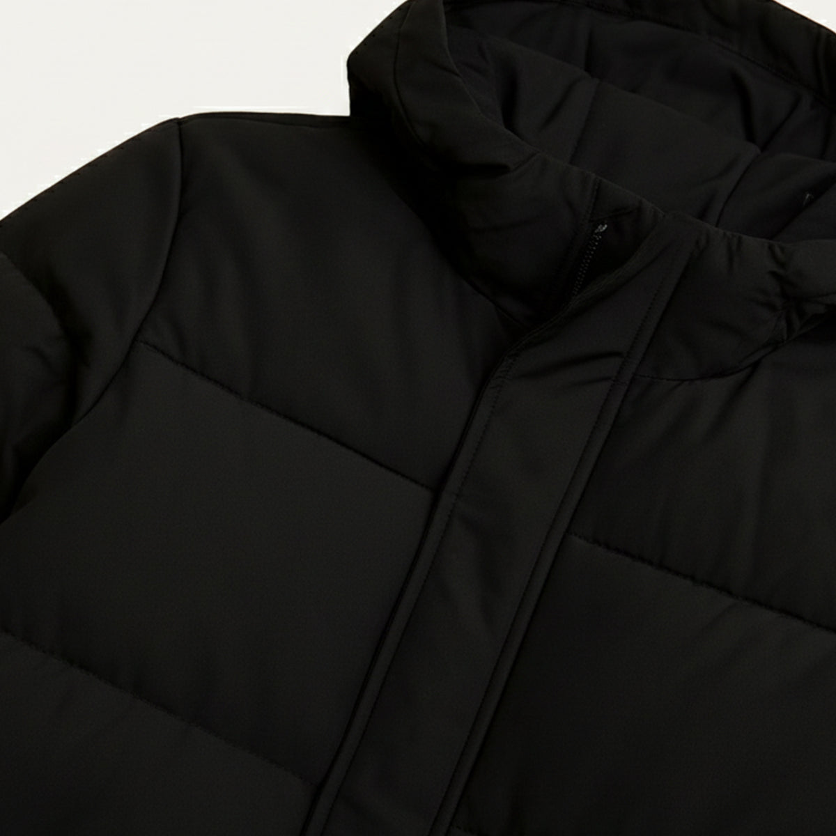Men’s Long Puffer Winter Hooded Coat