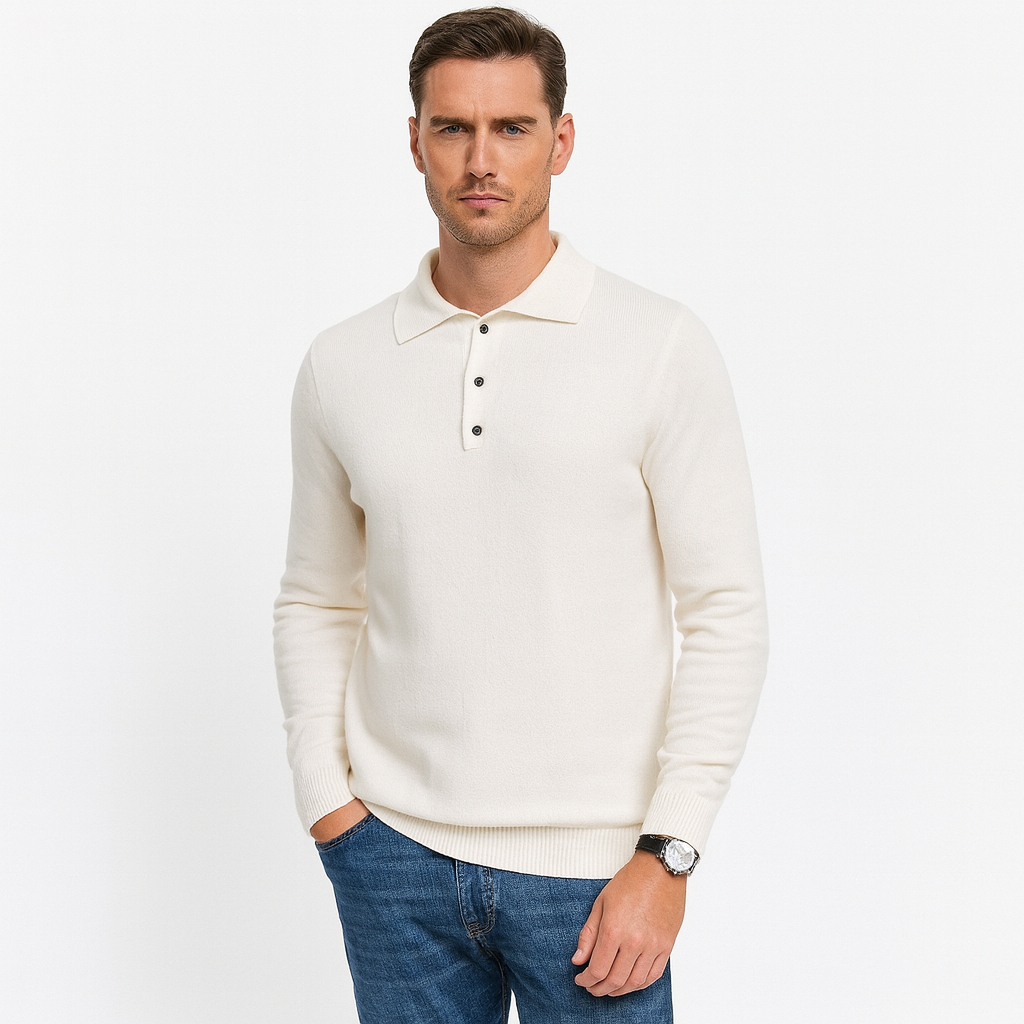 Men's Long Sleeve Polo Shirt