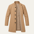 Men's Hidden Button Wool Coat