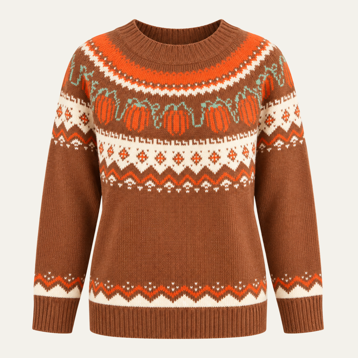 Women's Soft Loose Crew Knit
